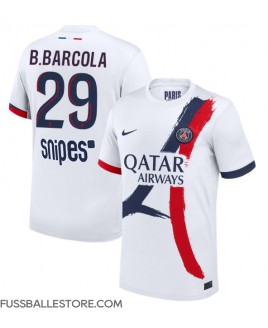 Günstige Paris Saint-Germain Bradley Barcola #29 Auswärtstrikot 2025-26 Kurzarm